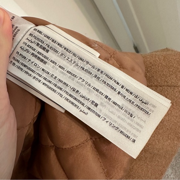 Abercrombie & Fitch wool blend coat - Picture 4 of 9